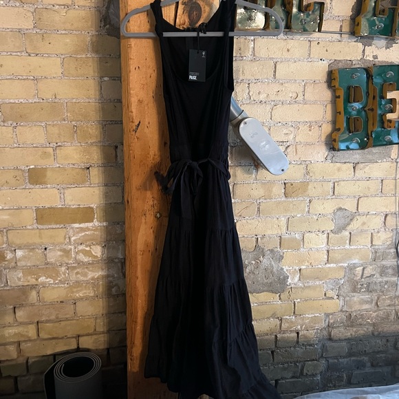 PAIGE Samosa Dress in Black - Picture 8 of 10